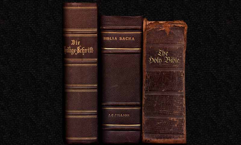 Lote 3 biblias (1912-1931)